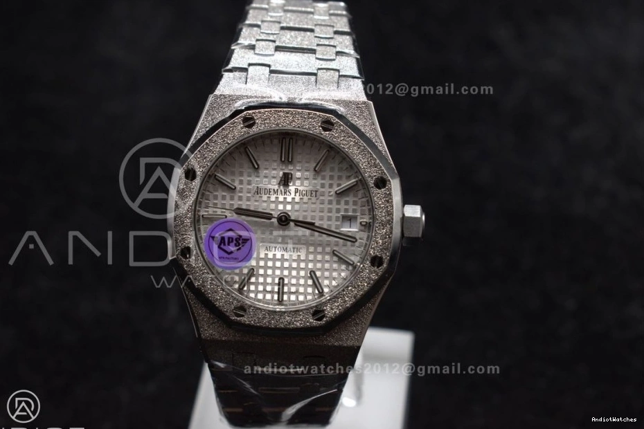 1:1 Dial 15454 Royal Clone Best SS 1033 On APSF White Super Oak Frosted 37mm Edition Bracelet SA3120 Textured Affordable SS 0714